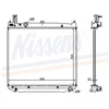 Image de Radiateur, Refroidissement Du Moteur 64649a Nissens Nissens 64649a Toyota