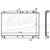 Image de Radiateur, Refroidissement Du Moteur 646802 Nissens Nissens 646802 Toyota