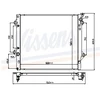 Image de Radiateur, Refroidissement Du Moteur 64684 Nissens Nissens 64684 Toyota