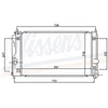 Image de Radiateur, Refroidissement Du Moteur 64822 Nissens Nissens 64822 Toyota