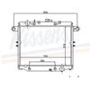 Image de Radiateur, Refroidissement Du Moteur 64882 Nissens Nissens 64882 Lexus;Toyota