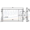 Image de Radiateur, Refroidissement Du Moteur 65011 Nissens Nissens 65011 Audi;Seat;Volkswagen