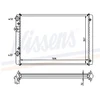 Image de Radiateur, Refroidissement Du Moteur 652321 Nissens Nissens 652321 Seat;Volkswagen