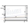 Image de Radiateur, Refroidissement Du Moteur 652451 Nissens Nissens 652451 Seat;Volkswagen
