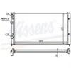 Image de Radiateur, Refroidissement Du Moteur 652551 Nissens Nissens 652551 Seat;Volkswagen