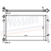 Image de Radiateur, Refroidissement Du Moteur 65277a Nissens Nissens 65277a Audi;Seat;Skoda;Volkswagen