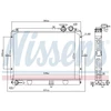 Image de Radiateur, Refroidissement Du Moteur 66645 Nissens Nissens 66645 Kia