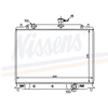 Image de Radiateur, Refroidissement Du Moteur 66666 Nissens Nissens 66666 Kia