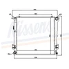 Image de Radiateur, Refroidissement Du Moteur 67077 Nissens Nissens 67077 Hyundai;Kia