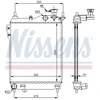 Image de Radiateur, Refroidissement Du Moteur 67093 Nissens Nissens 67093 Hyundai