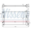 Image de Radiateur, Refroidissement Du Moteur 67106 Nissens Nissens 67106 Mercedes-Benz
