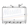 Image de Radiateur, Refroidissement Du Moteur 67503 Nissens Nissens 67503 Hyundai
