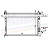 Image de Radiateur, Refroidissement Du Moteur 68005a Nissens Nissens 68005a Saab