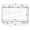 Image de Radiateur, Refroidissement Du Moteur 68114 Nissens Nissens 68114 Honda