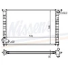 Image de Radiateur, Refroidissement Du Moteur 69703a Nissens Nissens 69703a