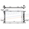 Image de Radiateur, Refroidissement Du Moteur 60317 Nissens Nissens 60317 Audi