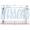 Image de Radiateur, Refroidissement Du Moteur 67521 Nissens Nissens 67521 Hyundai