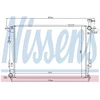 Image de Radiateur, Refroidissement Du Moteur 67522 Nissens Nissens 67522 Hyundai