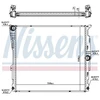 Image de Radiateur, Refroidissement Du Moteur 60811 Nissens Nissens 60811 Bmw