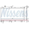 Image de Radiateur, Refroidissement Du Moteur 67724 Nissens Nissens 67724 Subaru