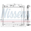 Image de Radiateur, Refroidissement Du Moteur 60855 Nissens Nissens 60855 Isuzu