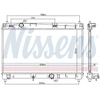 Image de Radiateur, Refroidissement Du Moteur 646847 Nissens Nissens 646847 Toyota