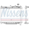 Image de Radiateur, Refroidissement Du Moteur 66859 Nissens Nissens 66859 Ford
