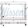 Image de Radiateur, Refroidissement Du Moteur 68733 Nissens Nissens 68733 Nissan