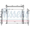 Image de Radiateur, Refroidissement Du Moteur 67188 Nissens Nissens 67188 Mercedes-Benz