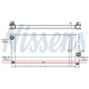 Image de Radiateur, Refroidissement Du Moteur 60828 Nissens Nissens 60828 Bmw