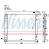 Image de Radiateur, Refroidissement Du Moteur 66762 Nissens Nissens 66762 Kia