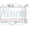 Image de Radiateur, Refroidissement Du Moteur 68741 Nissens Nissens 68741 Nissan