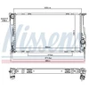 Image de Radiateur, Refroidissement Du Moteur 60832 Nissens Nissens 60832 Bmw