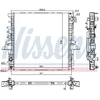 Image de Radiateur, Refroidissement Du Moteur 64333 Nissens Nissens 64333 Land Rover