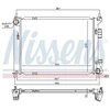 Image de Radiateur, Refroidissement Du Moteur 67603 Nissens Nissens 67603 Hyundai;Kia