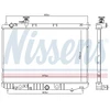 Image de Radiateur, Refroidissement Du Moteur 66776 Nissens Nissens 66776 Kia