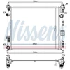 Image de Radiateur, Refroidissement Du Moteur 68752 Nissens Nissens 68752 Nissan