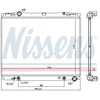 Image de Radiateur, Refroidissement Du Moteur 66777 Nissens Nissens 66777 Kia
