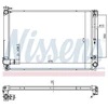Image de Radiateur, Refroidissement Du Moteur 646887 Nissens Nissens 646887 Lexus