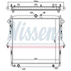 Image de Radiateur, Refroidissement Du Moteur 69245 Nissens Nissens 69245 Ford