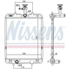 Image de Radiateur, Refroidissement Du Moteur 636015 Nissens Nissens 636015 Citroen;Peugeot;Toyota