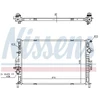 Image de Radiateur, Refroidissement Du Moteur 69249 Nissens Nissens 69249 Ford