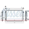 Image de Radiateur, Refroidissement Du Moteur 65327 Nissens Nissens 65327 Seat;Skoda;Volkswagen