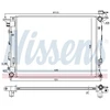 Image de Radiateur, Refroidissement Du Moteur 675018 Nissens Nissens 675018 Hyundai;Kia