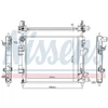 Image de Radiateur, Refroidissement Du Moteur 675025 Nissens Nissens 675025 Hyundai