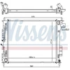 Image de Radiateur, Refroidissement Du Moteur 666205 Nissens Nissens 666205 Kia