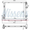 Image de Radiateur, Refroidissement Du Moteur 68788 Nissens Nissens 68788 Nissan;Renault