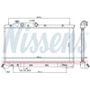 Image de Radiateur, Refroidissement Du Moteur 67743 Nissens Nissens 67743 Subaru