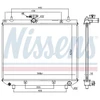 Image de Radiateur, Refroidissement Du Moteur 617555 Nissens Nissens 617555 Daihatsu