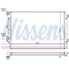 Image de Radiateur Basse Température, Intercooler 65339 Nissens Nissens 65339 Volkswagen